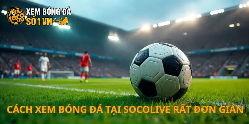 SOCOLIVE 27 Cách xem bóng đá tại SOCOLIVE rất đơn giản